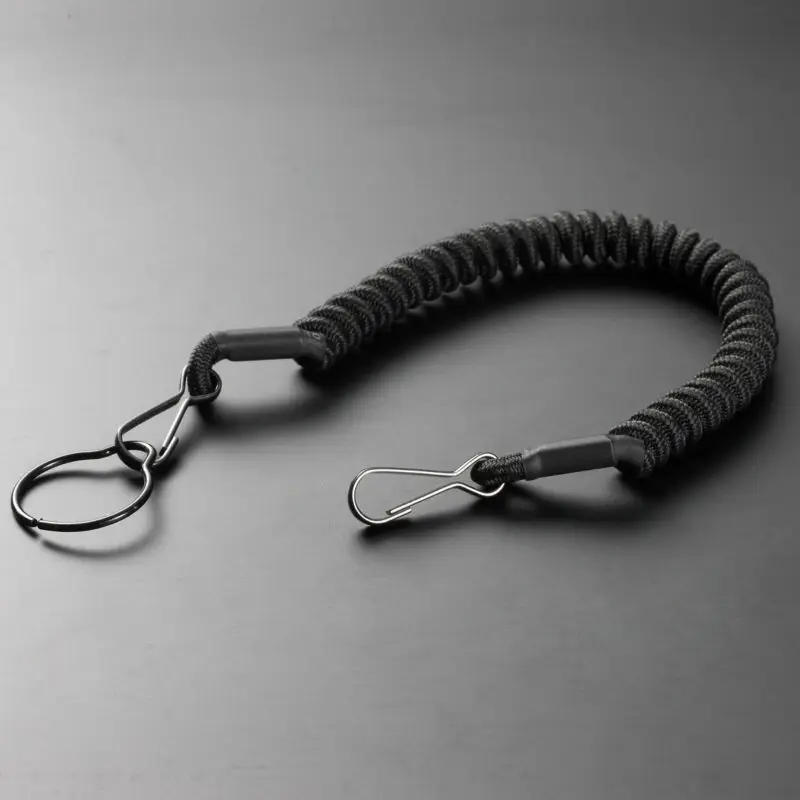 Free Shipping 1 PC Nitecore NTL10 Tactical Safety Rope Lanyard W/ Punched Stainless Steel Ring For 25.4 Diameter Flashlight