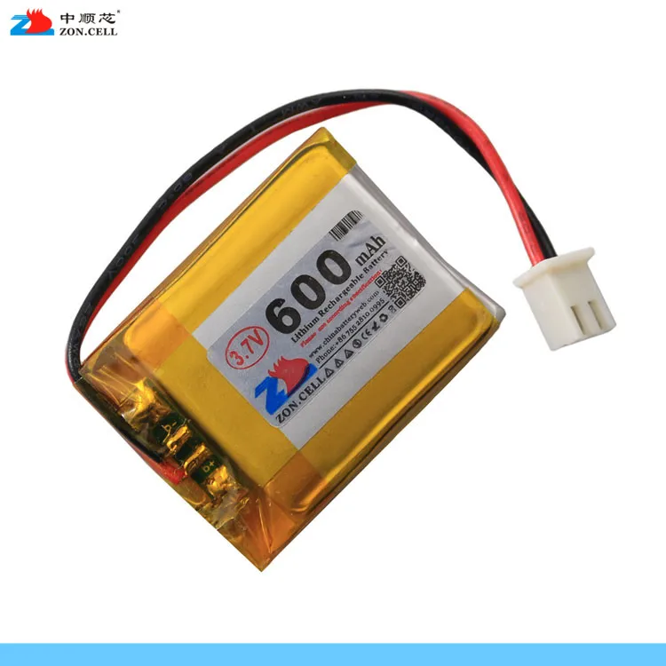 في النواة 600mAh 602535 3.7V ليثيوم بوليمر بطارية 552535 بلوتوث اللاسلكية المتكلم التعلم آلة قابلة للشحن ليثيوم أيون Ce