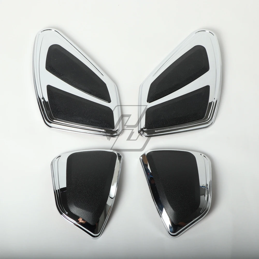 Chrome motorcycle brandstoftank + pommel doos beschermhoes decoratieve cover case voor HONDA Goldwing 1800 GL1800 F6B 2012- 2017