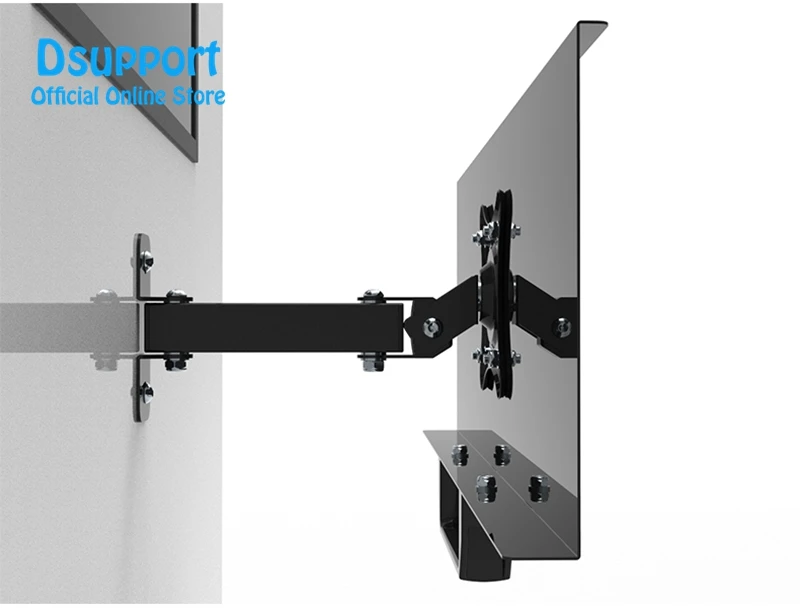 Bandeja de teclado dobrável montada na parede, suporte da bandeja, nova vinda, tamanho 65*21cm