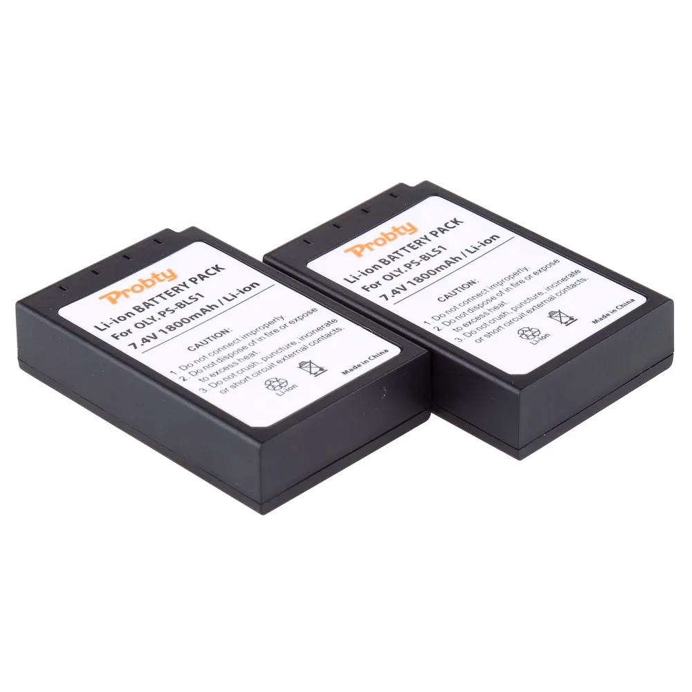 3Pcs PROBTY PS-BLS1 PS BLS1 Rechargeable Battery for Olympus PEN E-PL1 E-PM1 EP3 EPL3 Evolt E-420 E-620 E-450 E-400 E-410 Camera