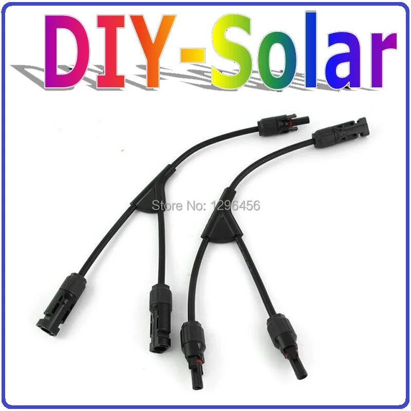 

Y-Branch Connector male and female, Waterproof IP67 Solar Panel Connector used for PV Cable 2.5mm 4mm2 6mm2 solar