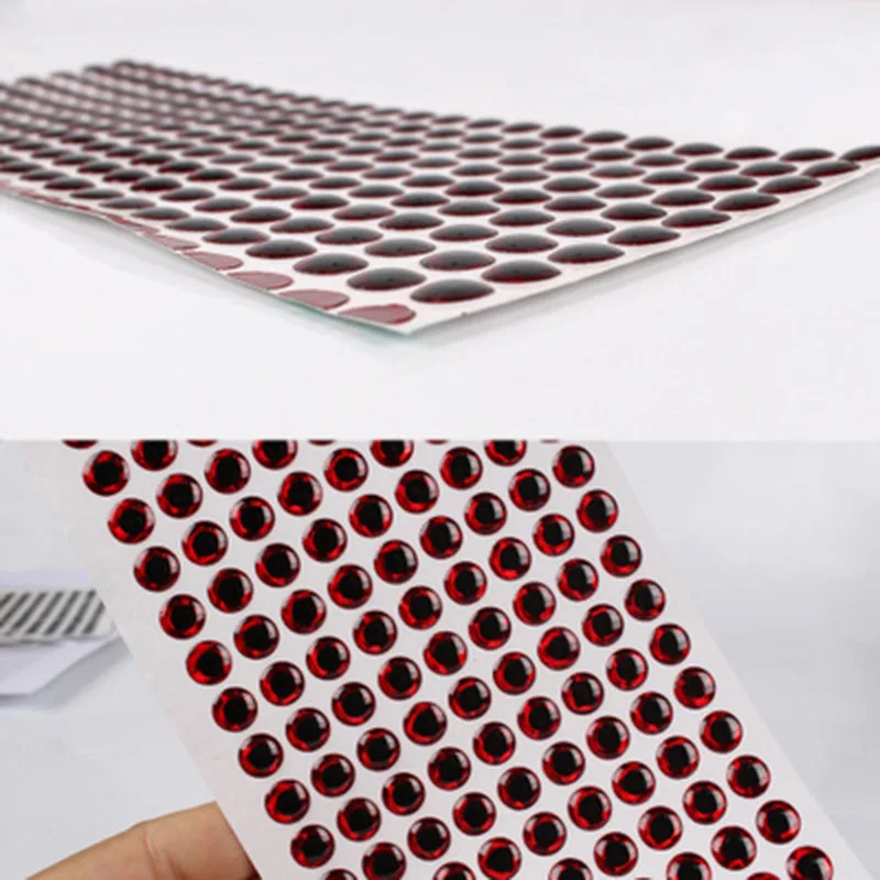 100 adet/grup balıkçılık cazibesi gözler holografik 3D 3mm 4mm 5mm 6mm simülasyon sinek balıkçılık Minnow yapay balık DIY göz olta takımı