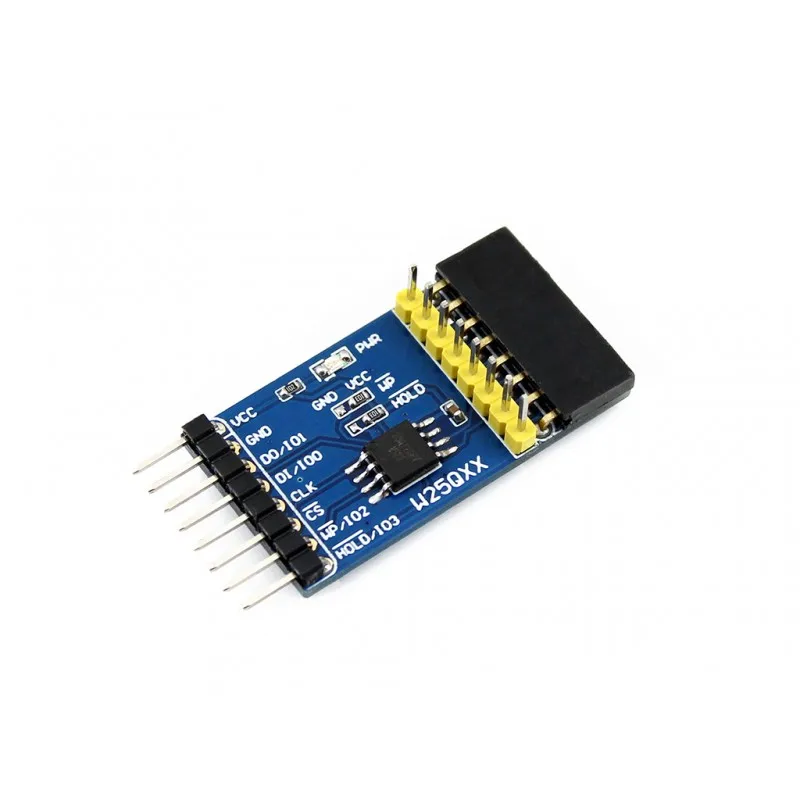 W25QXX DataFlash Board,Serial DataFlash Module With W25Q128JV Onboard, SPI Interface,Supports STM32F7 series Quad-SPI interface