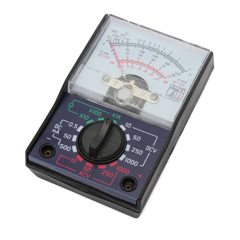 Portable Electric Multimeter MF-110A AC/DC OHM Voltmeter Ammeter Analog Measuring Tool Meter Convenient Accessories Tools