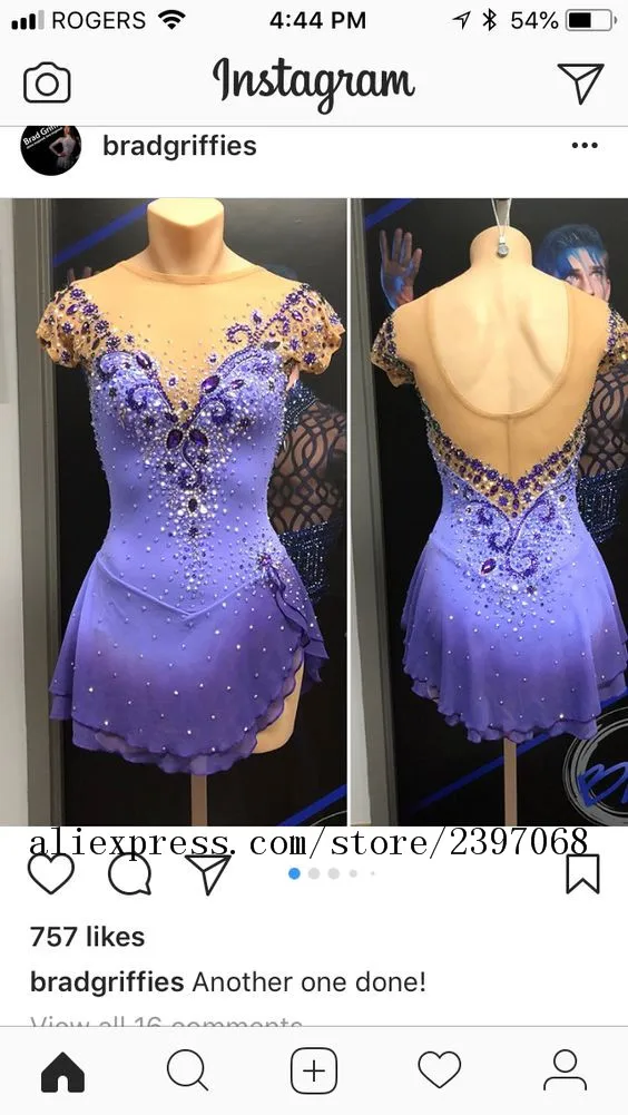 

purple ice skating dresses women competition figure skating dresses custom spandex crystals kids ice clothes free shipping