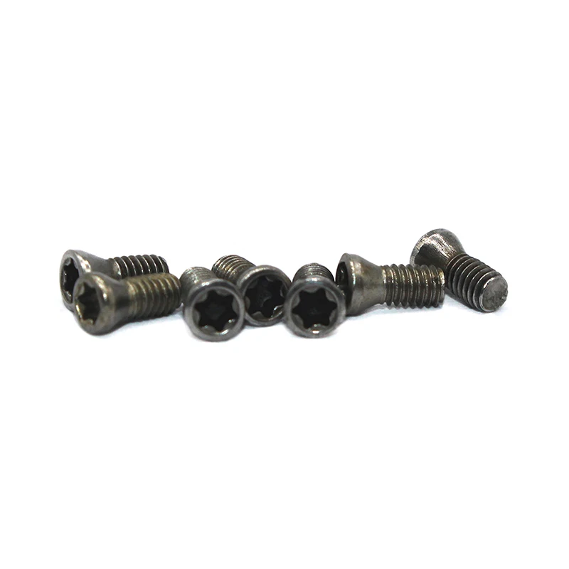 M2.5 6mm 7mm 8mm 10mm M2.5x6mm M2.5x7mm M2.5x8mmPlum Flat Screws Low Carbon Steel Screws Replace Carbide Inserts CNC Accessories