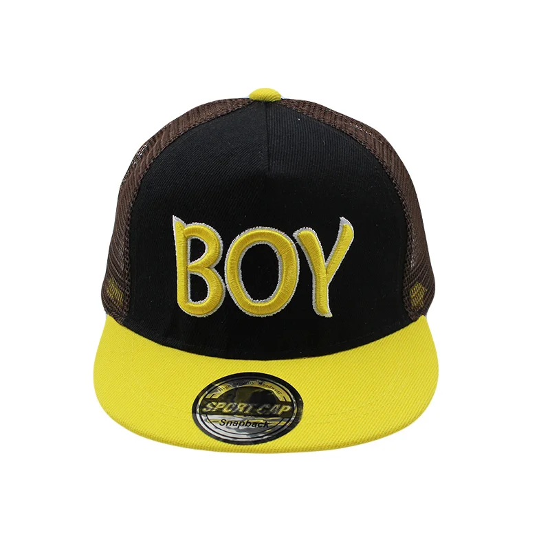 Hot Sale Children Hat Boys Baseball Cap Summer Ventilation Child Hats Sun Snapback Comfortable New Style Caps Bone