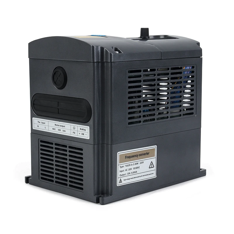 Imagem -03 - Conversor de Frequência de Saída Monofásico Vfd de 220 kw kw v Fases Velocidade de Acionamento Inversor de Frequência