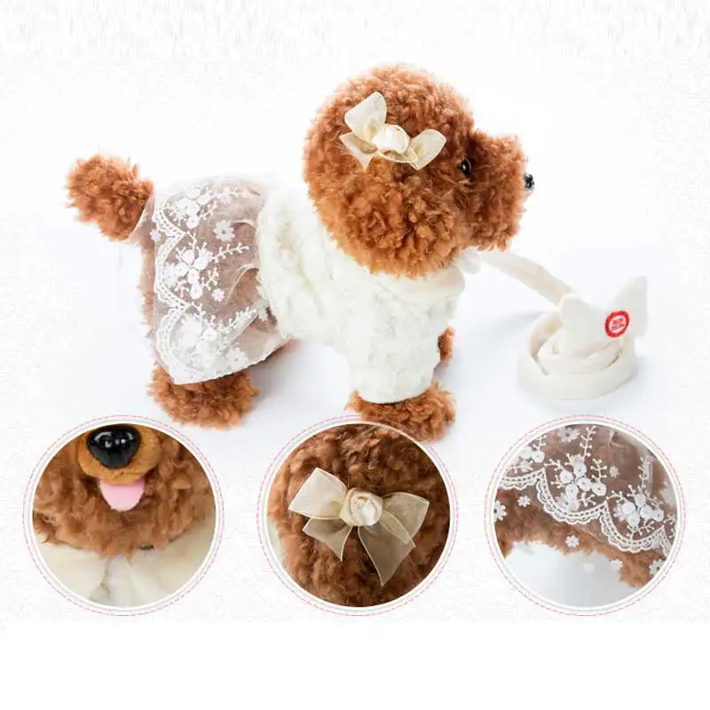 Robot Dog Sound Control Interactive Dog Electronic Pets Plush Puppy Walk 72 Songs Talk Teddy Toys For Children Birthday Gifts