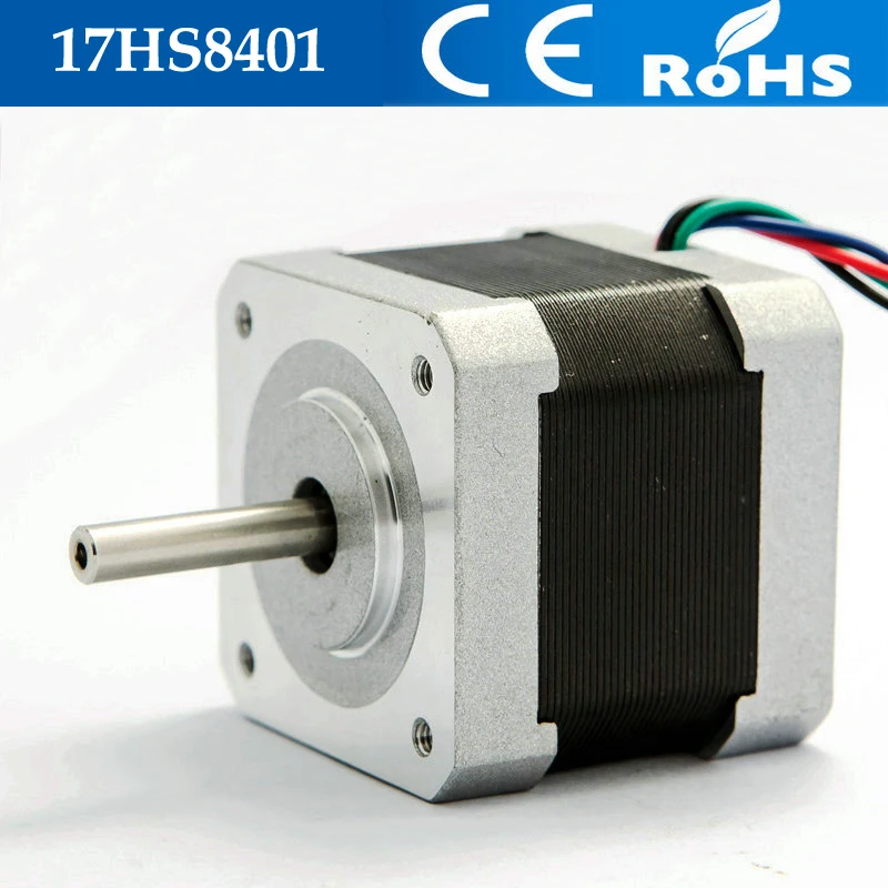 

2pcs 4-lead Nema17 Stepper Motor 42 motor Nema 17 motor 42BYGH 1.8A (17HS8401) motor for CNC XYZ