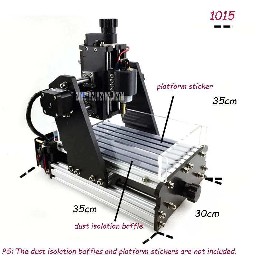 

1015 CNC Three-Axis Micro-Engraving Machine DIY Mini Wood Router Mechanical Engraving Machine Mini PCB Milling Machine 45W/220W