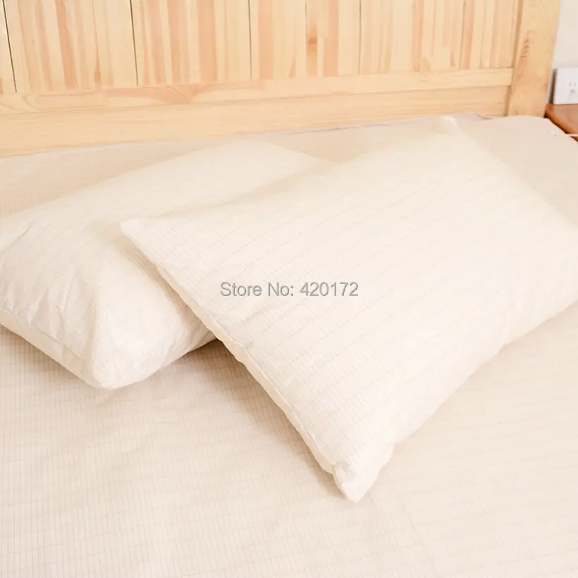 Silver Cotton Antibacterial Pillow Case Antistatic Pillow Slip With Factory Price Conductive Pillowcase Good For Healthy