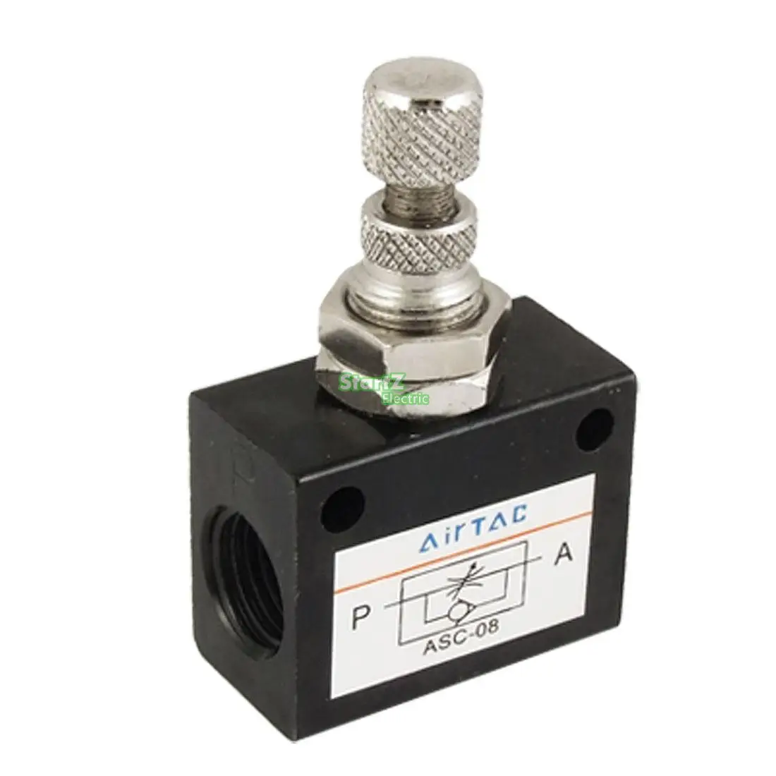 Ar ASC-08 1/4 valve restrictive válvula de controle de fluxo de velocidade restritiva de sentido único
