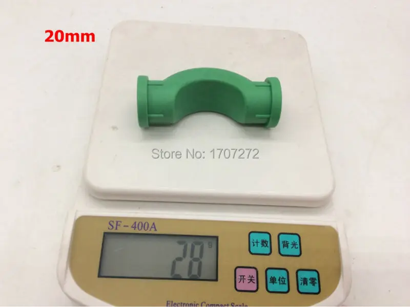 Accesorios de tubería de agua PPR, doblado de puente DN20mm, Envío Gratis, 3 unids/lote
