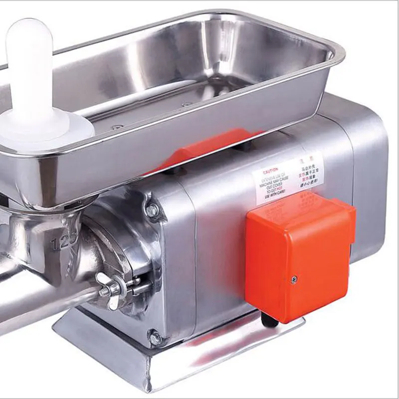 XEOLEO المجمدة يعني طاحونة 120-150 كجم/ساعة مفرمة لحم تجارية اللحوم الكهربائية ميكر الفولاذ المقاوم للصدأ اللحوم المجمدة آلة 750 واط