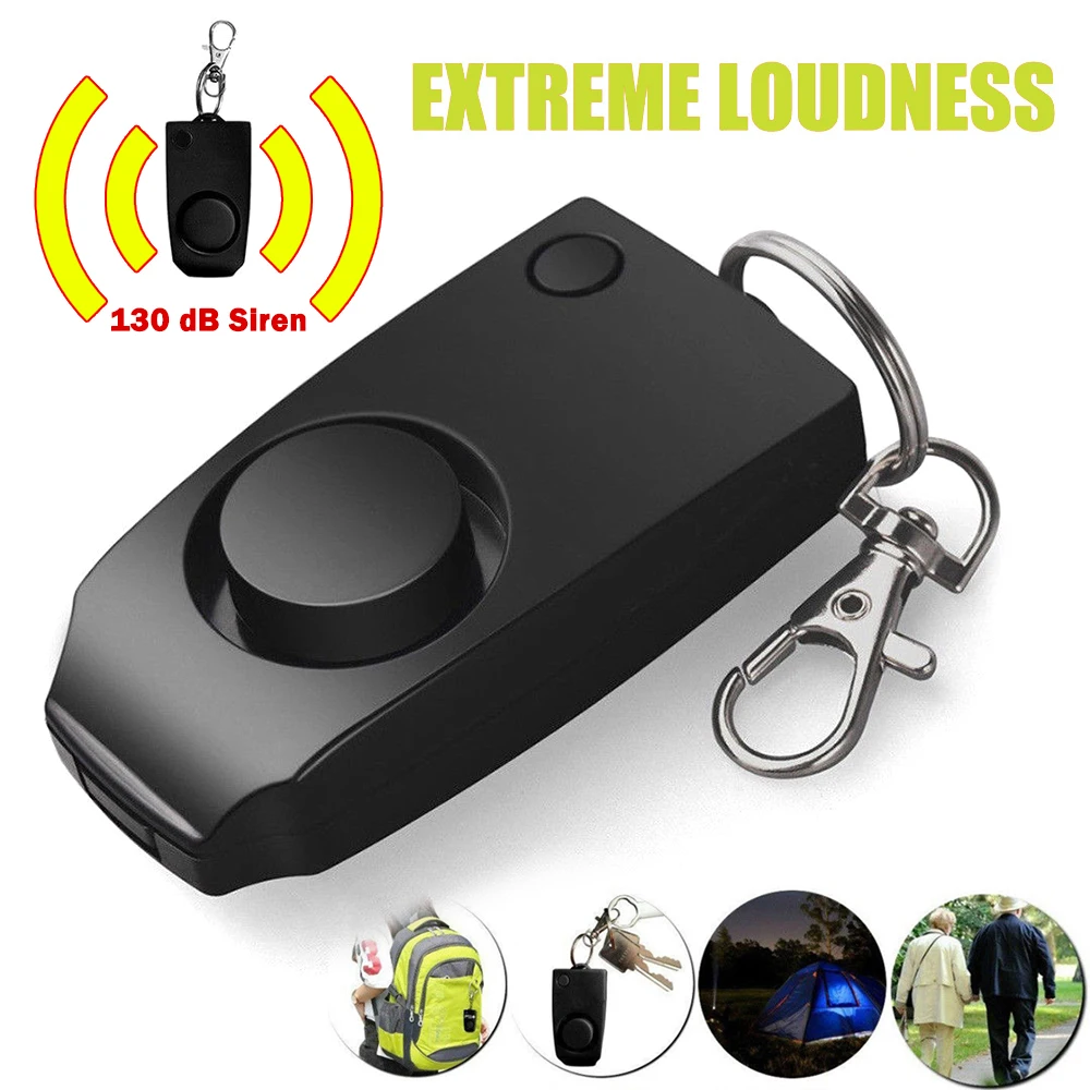 

2024 Personal Alarm Keychian Anti-rape Device Mini for Women Girls Kids Elderly Personal Security Loud Alert Attack Panic