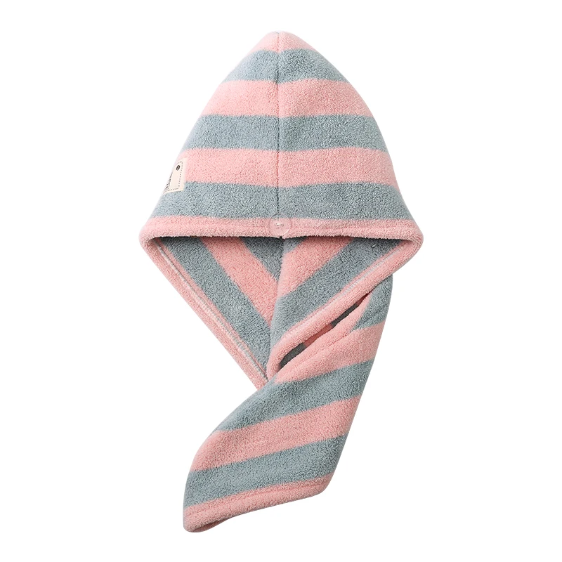 

Microfiber Bath Towel Hair Quick Drying Lady Soft Shower Cap Hat For Turban Head Wrap Bathing Tools