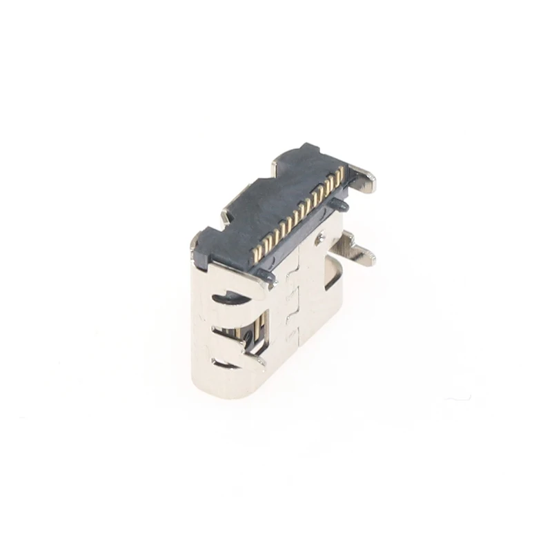 10 pcs/lot USB3.1 16 pin Type-C DIP Flat Edge 30V 3A Micro USB Connectors Female Port Jack Tail Plug Socket Electric Terminals