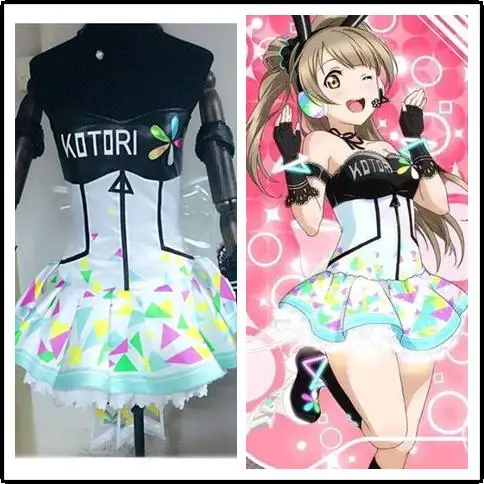 Love Live Cyber Idolized Maid LED Gaming Game Awaken All Members Minami Kotori Uniforms Cosplay Costume