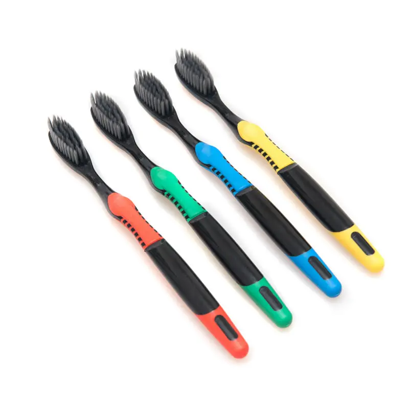 New Toothbrush Bamboo Charcoal Nano Tooth Brush Soft Bristle Bamboo Toothbrush 4 Pieces/Lot Adults Toothbrushes