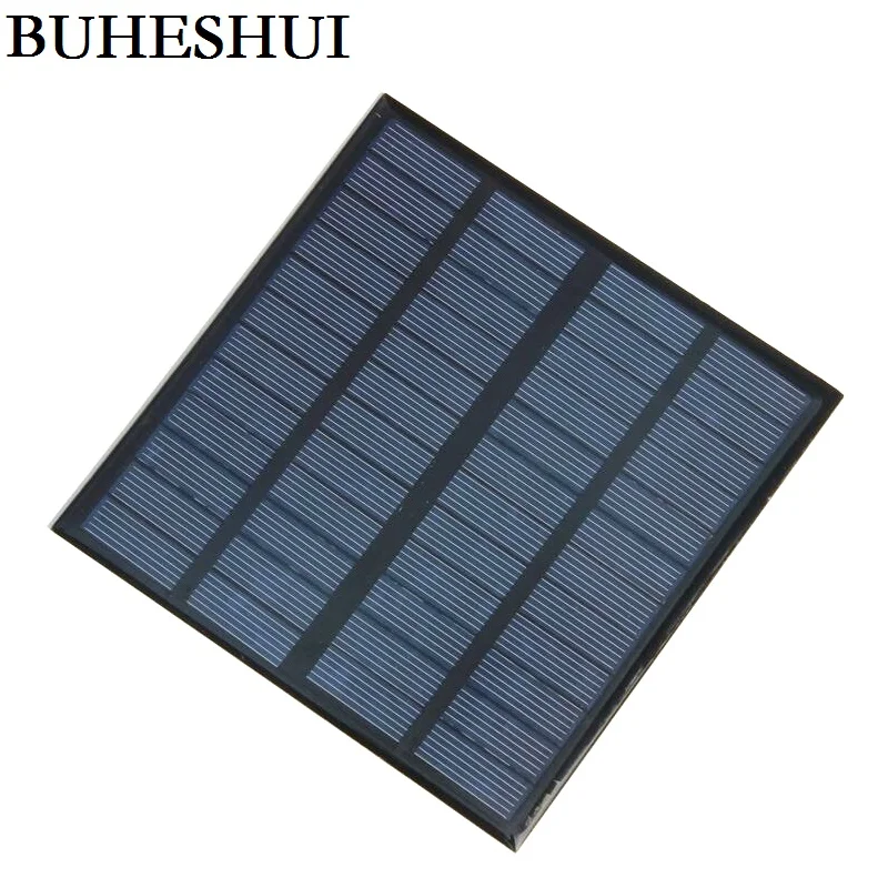 

Миниатюрная солнечная панель BUHESHUI, 3 Вт, 12 В, солнечная панель, поликристаллическая солнечная панель «сделай сам», солнечное зарядное устройство 145*145*3 мм, 2 шт./партия, бесплатная доставка