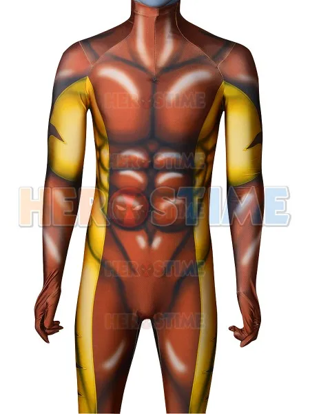 

Adult Men Kid Sabretooth Victor Creed Cosplay Costume High Quality 3D Printed Spandex Zentai Suit Halloween Costume