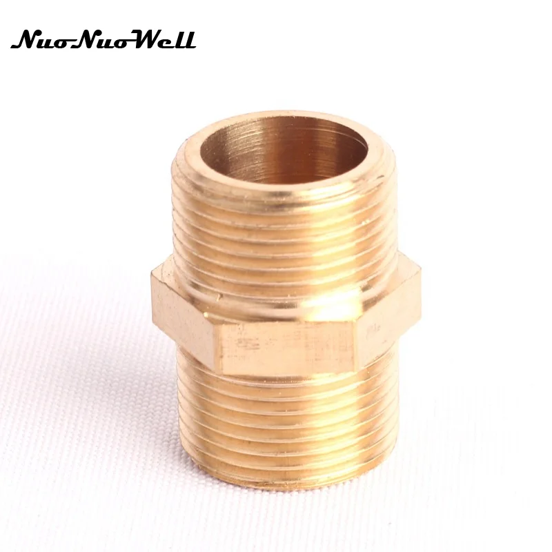 

1pcs NuoNuoWell Brass M22 Male Thread Nipple for Garden Irrigation Watering Connector Water Gun Adapter Washing Car Fittings