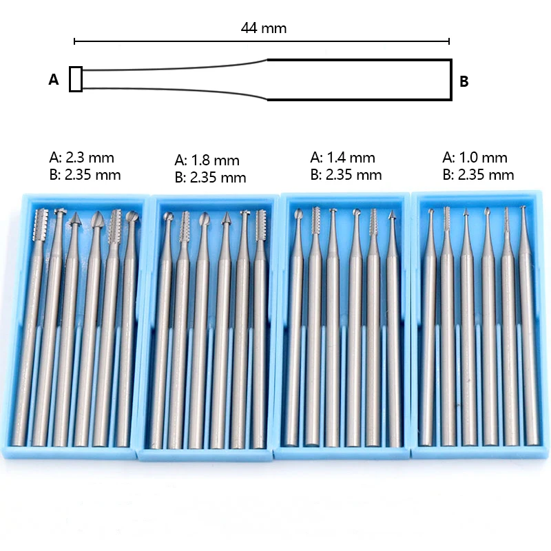 6 adet Tungsten çelik gravür matkap ucu seti Dremel döner aracı için delme güç araçları kesici yönlendirici Bit