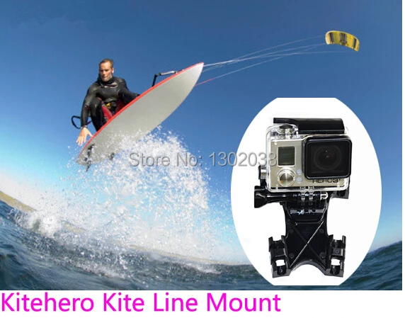 Gopro Accessories Kite Line Mount  Kit Surfing Surfboard adapter Kiteboarding for GoPro Hero 1 2 3 3+ 4 SJ4000