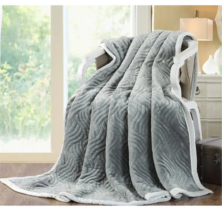 

Home Textile Solid Air/Sofa/Bedding Throws Flannel Blanket Winter Warm Soft Bedsheet