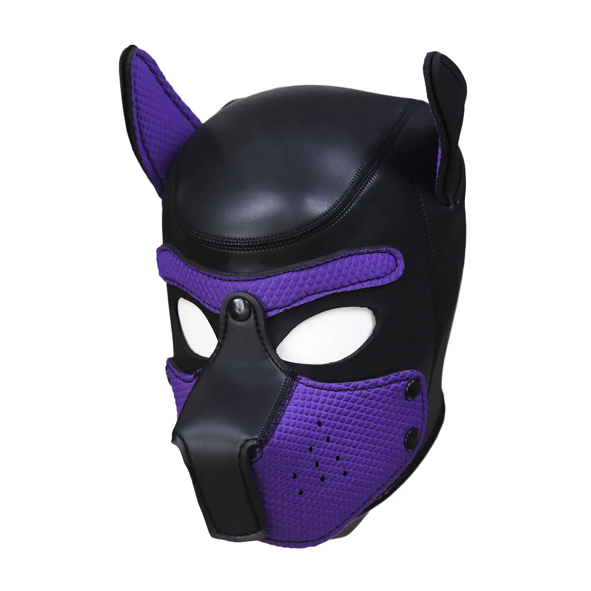 2019 Brand New Fashion Padded Latex Rubber Role Play Dog Mask Puppy Cosplay Full Head with Ears 4 Color