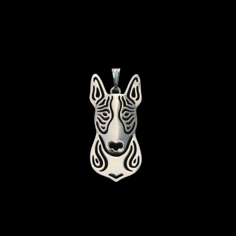 Women Alloy Pet Dog Pendants Jewelry Bull Terrier Pendants