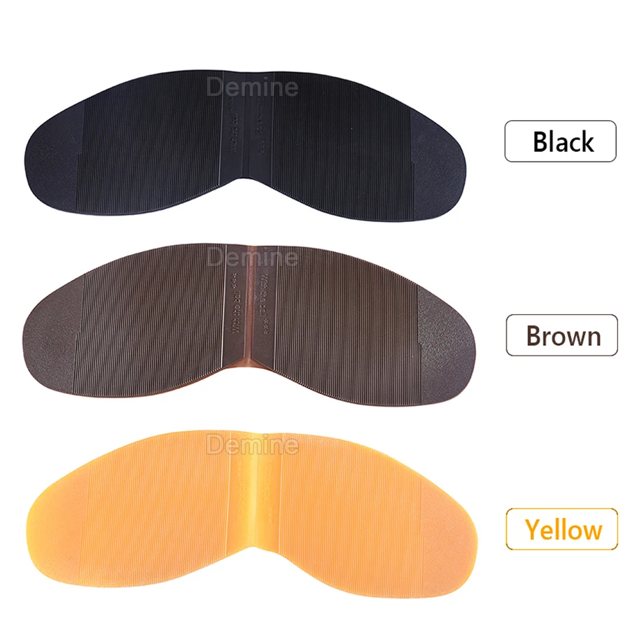 Rubber Outsoles Forefoot Pads for Men Leather Shoes Repair Soles Non-slip Half Insoles Wear-resistant Replacement Sole Cushions