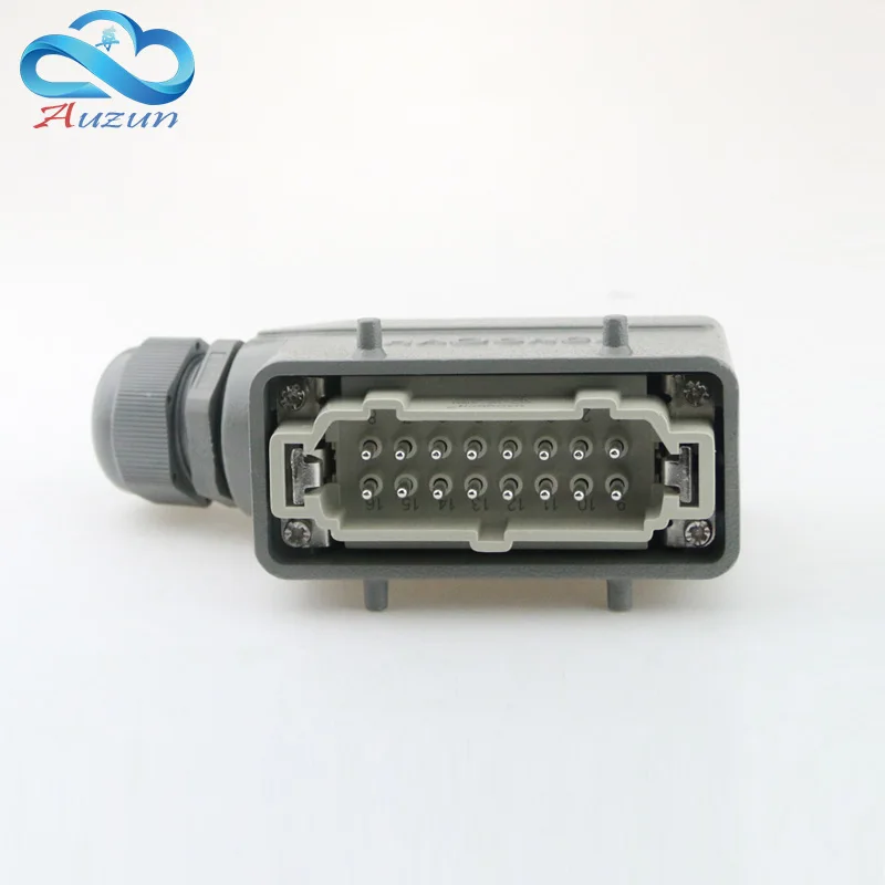 H16B - HE - 016-3 16 core heavy connectors high double measure two buckle 16 a500v screw connection