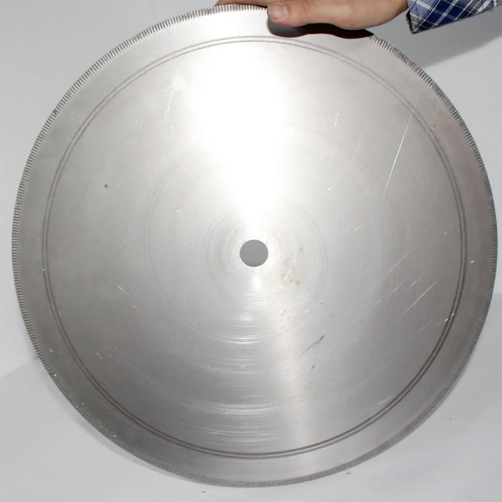 20" inch 500mm Lapidary Diamond Saw Blade Notched Rim Rock Slab Arbor 1" inch ILOVETOOL