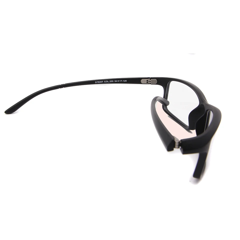 ESNBIE TR90 Flexible Men Optical Glasses Frame Square Eyeglasses Frame Male Matt Black Glasses Clear Lens New Oculos 78207