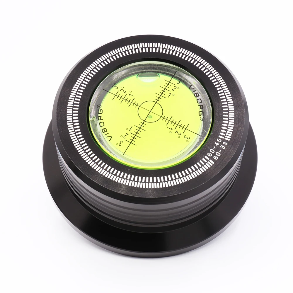 Viborg-오디오 LP628B 고품질 실버 LP 비닐 턴테이블 금속 디스크 안정기, 기록 무게/클램프