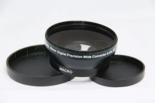 

49mm 0.45x WIDE Angle + Macro Conversion LENS 49 0.45 Black