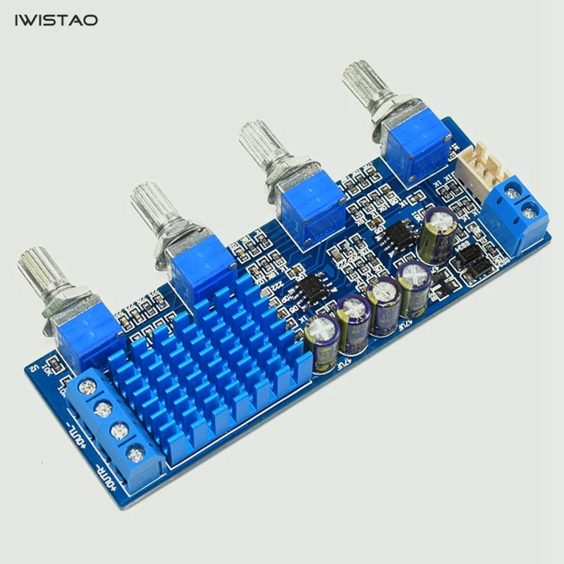 IWISTAO – amplificateur de puissance stéréo HIFI TPA3116, 30W + 30W, double OP, NE5532, contrôle des aigus, livraison gratuite