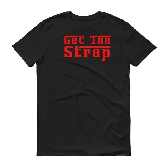 Sugarbaby Get The Strap Red Logo T-Shirt Hip Hop Eminem Kamikaze Rap T shirt merch Slim Shady Detroit Recovery Revival Tops