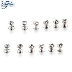 VAGULA 12pcs Tuxedo Collar Stud Knot Sleeve Button Uniform Shirt Studs Top Luxury Brand Bonito spinki Gemelos Cufflink  1901
