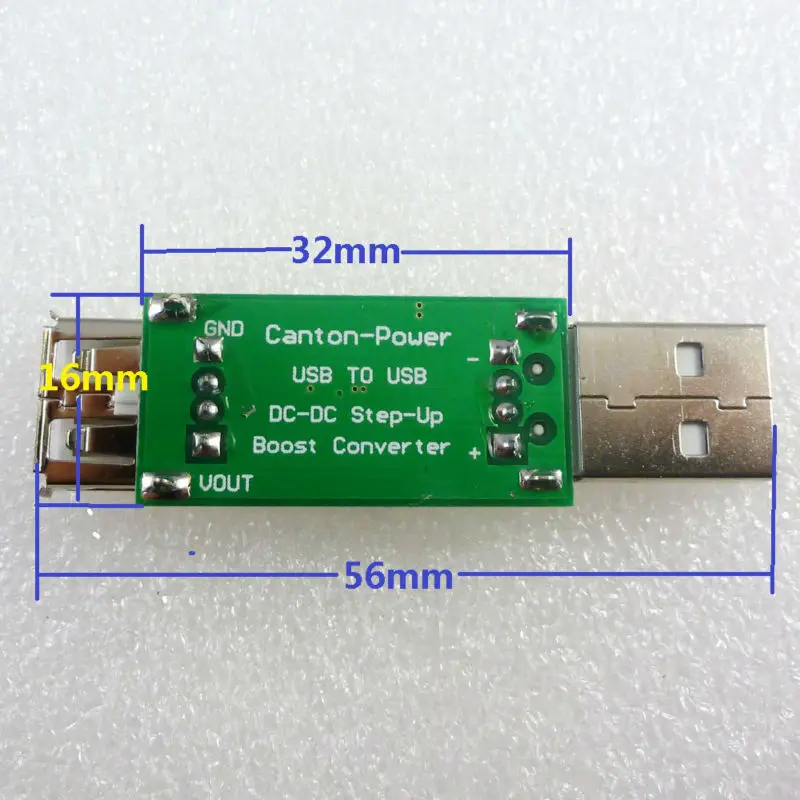 DC 5V to DC 6V~12.5V USB  Adjustable Output Step-up Power Supply Module Converter