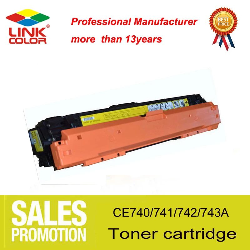 Free shipping  LC 307A CE740A CE741A CE742A CE743A Compatible Toner Cartridge for HP Color Laserjet CP5225/CP5225n/CP5225dn