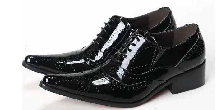 

Sapato masculino social mens patent leather black shoes men luxury pointy oxford shoes for men flats lace up loafer