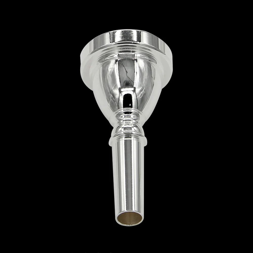 Silver Plated Bass Tuba Mouthpiece Tuba Brass Accessories Free Shipping