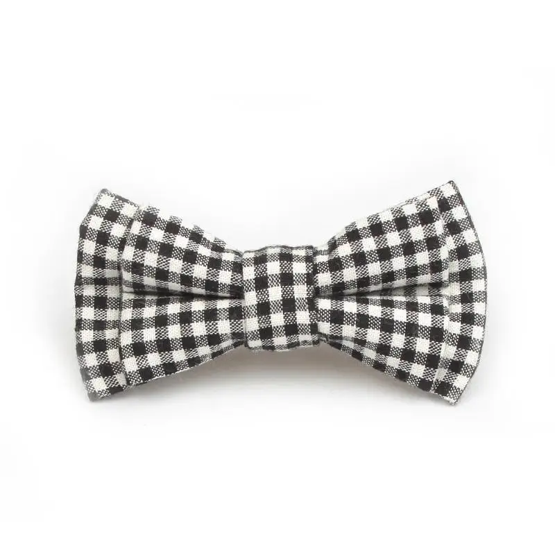 

HOOYI 2019 Fashion boys Pin bow tie small size for kids New Style gift Plaid Dot corbatas