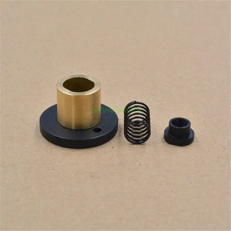 Delrin POM Anti-Backlash Silent Nut TR8*2 TR8*4 TR8*8 TR8*10 TR8*12  for DIY CNC Z aixs router T8 lead screw nut