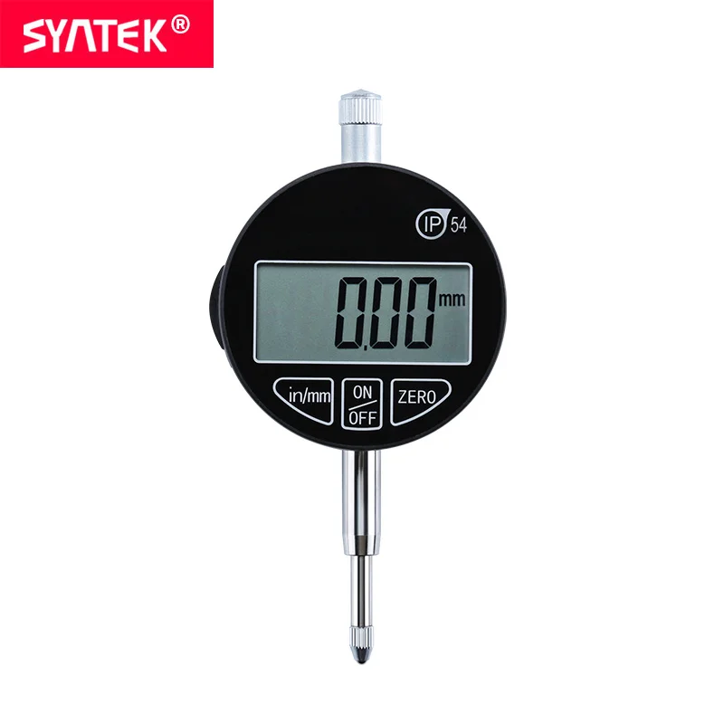 Syntek Indicator Range 0-25.4mm 1inch IP54 Oil-proof Electronic Digital dial indicators 0.01mm Digital dial Gauge Metric Inch