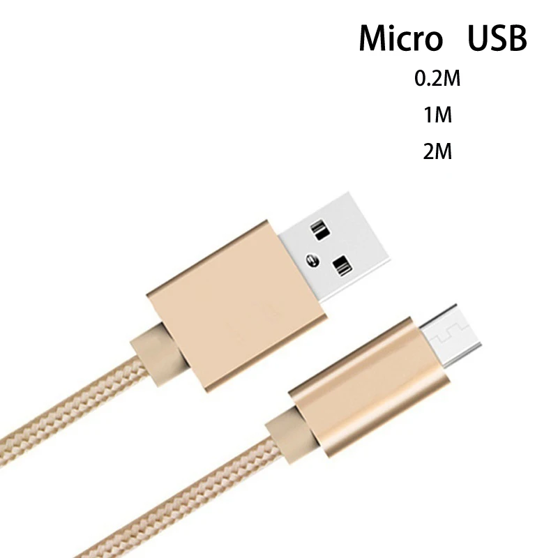 0.2M 1M 2M 3M Micro USB Fast Charger for Huawei Honor 7x 7c 7A / 7A Pro 6X 5X , Mate 10 Lite , P Smart Data Sync Charging Cable